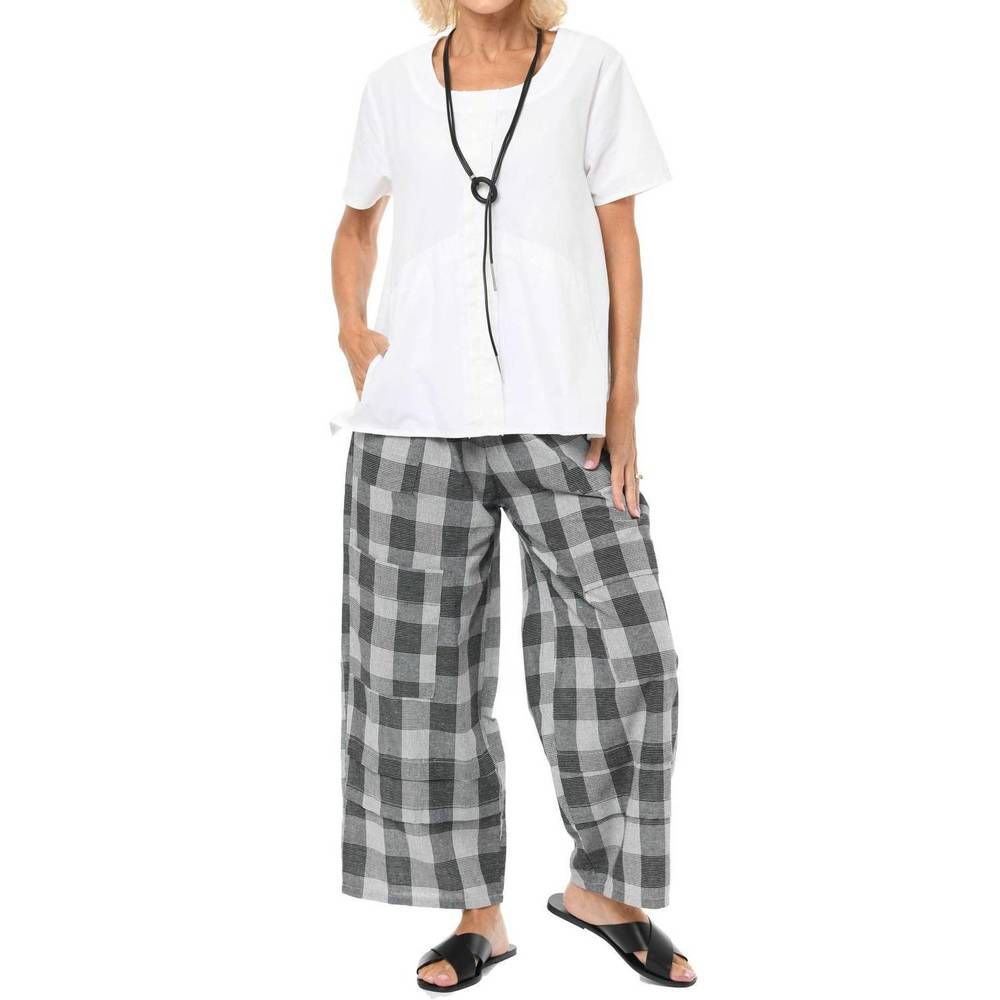 NEW TULIP CLOTHING metro pant in lexington plaid